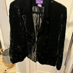 Hunt Club Velvet Blazer - Size 14